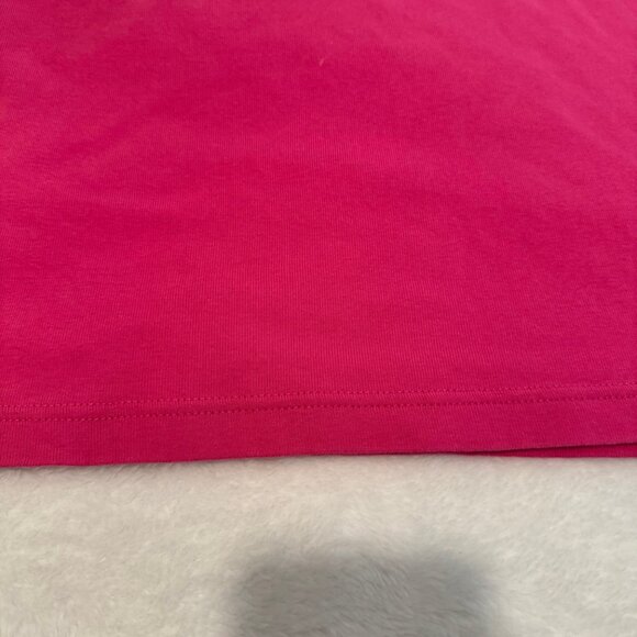 Christopher & Banks Two 100% Cotton Shells - Pink and Pale Green/Yellow Size L - Picture 7 of 9